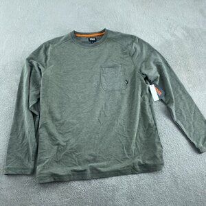 Bass Outdoor Deep Depths Long Sleeve Pocket Tee XL NWT 5077